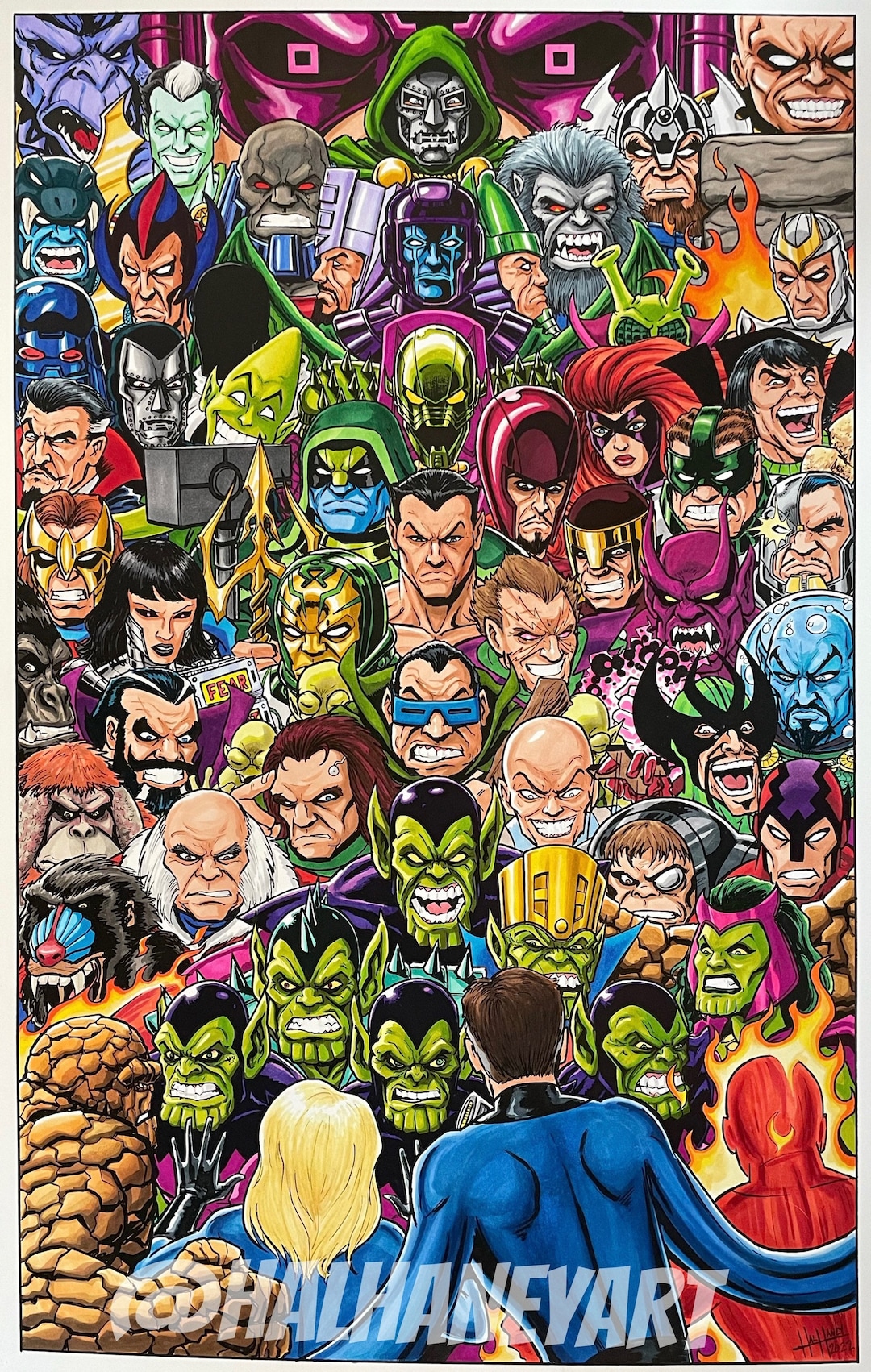 Flash Rogues Gallery 11x17 Fine Art Print 