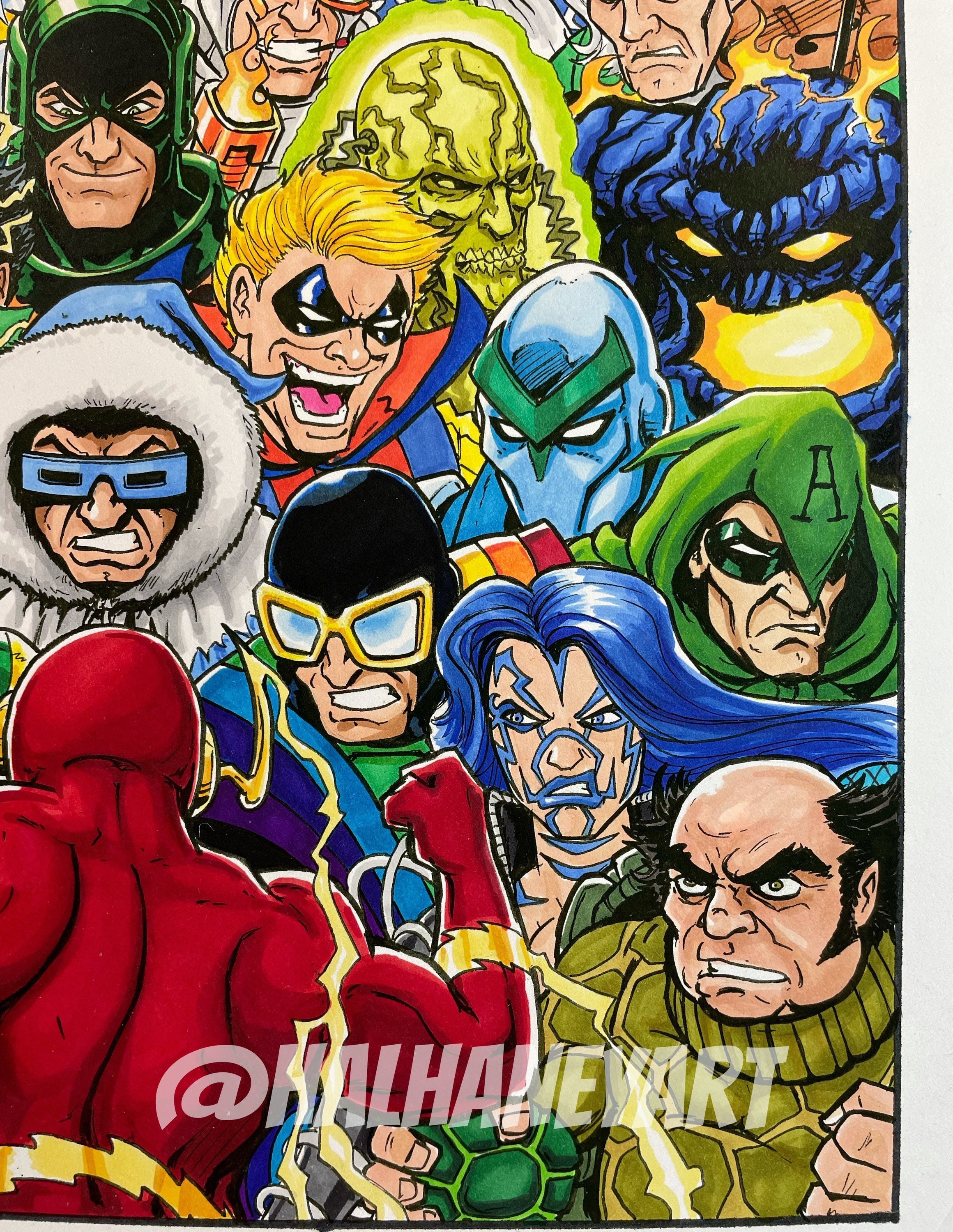 Flash Rogues Gallery 11x17 Fine Art Print 