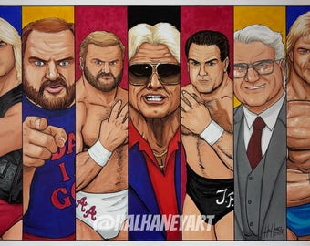 Horsemen 7 Panel - 11x17 Fine Art Print