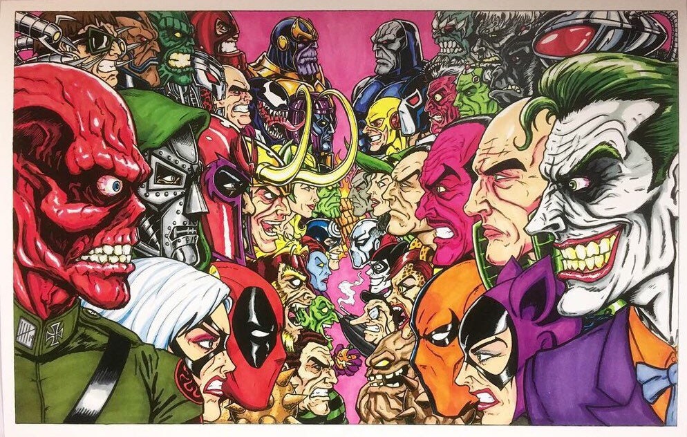 Batman Rogues Gallery 11x17 Fine Art Print -  Portugal