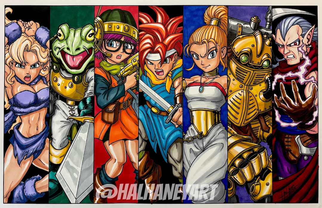 Chrono Trigger 7 Panel - 11x17 Fine Art Print - Etsy