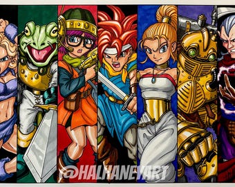 Chrono Trigger 7 Panel - 11x17 Fine Art Print