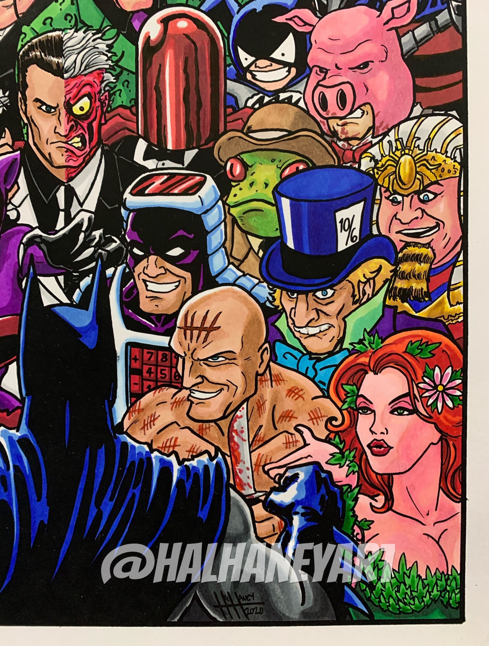Batman Rogues Gallery - 11x17 Fine Art Print - Etsy