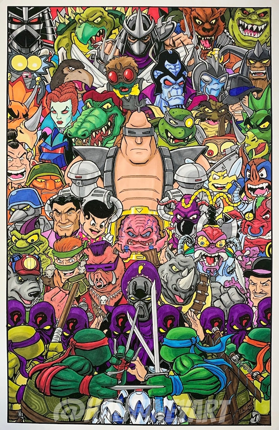 X-men Rogues Gallery 11x17 Fine Art Print 