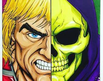 HemanSkeletor - 11x17 Fine Art Print
