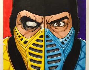 Scorpion/Sub-Zero - 11x17 Fine Art Print