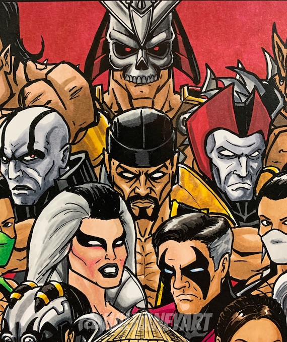 Mortal Kombat '90s - 11x17 Fine Art Print - Etsy