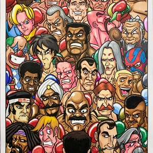 Punch-Out!! - 11x17 Fine Art Print