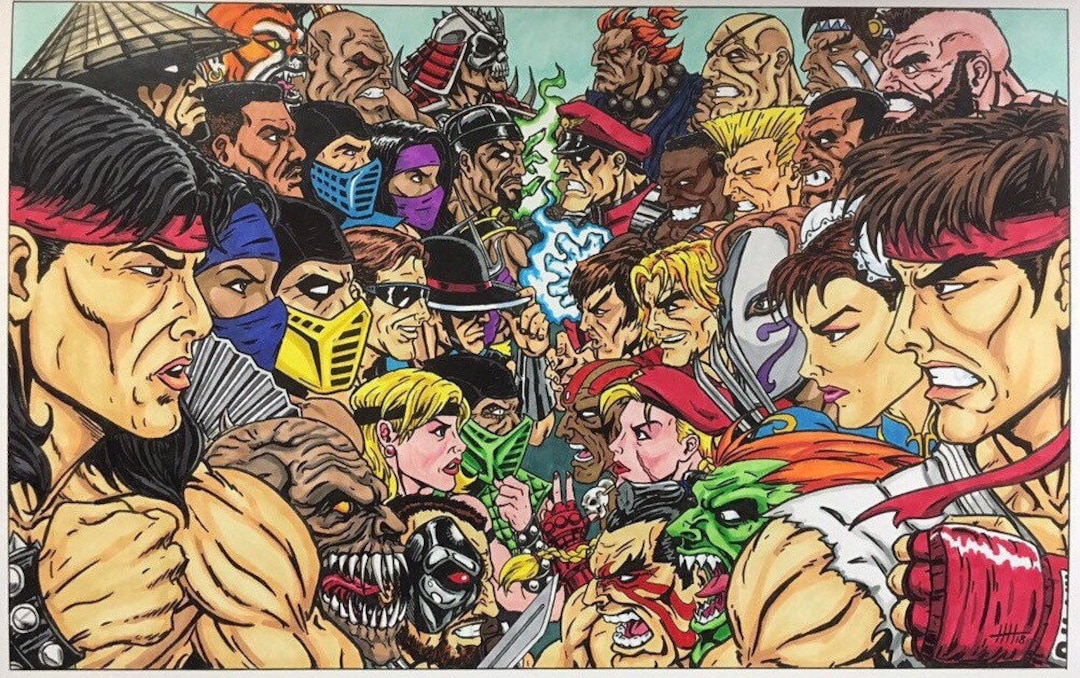 Mortal Kombat vs Street Fighter - Life o