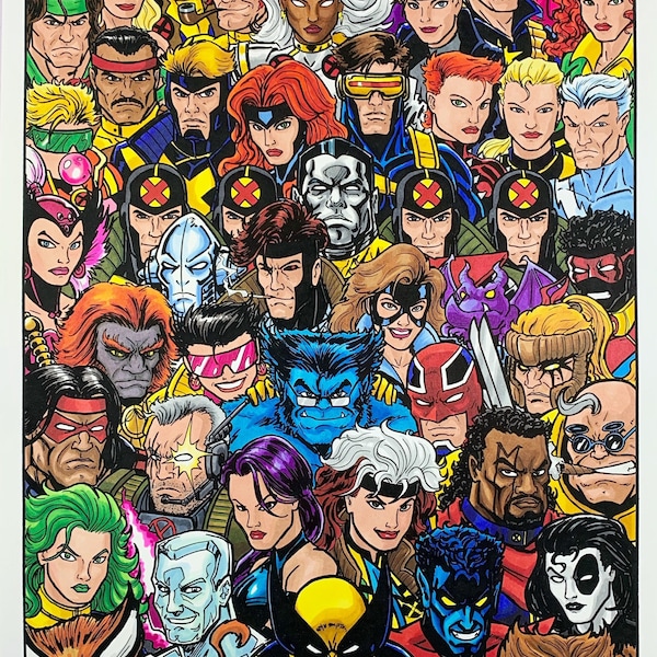 X-Men '92 - Impresión artística de 11x17