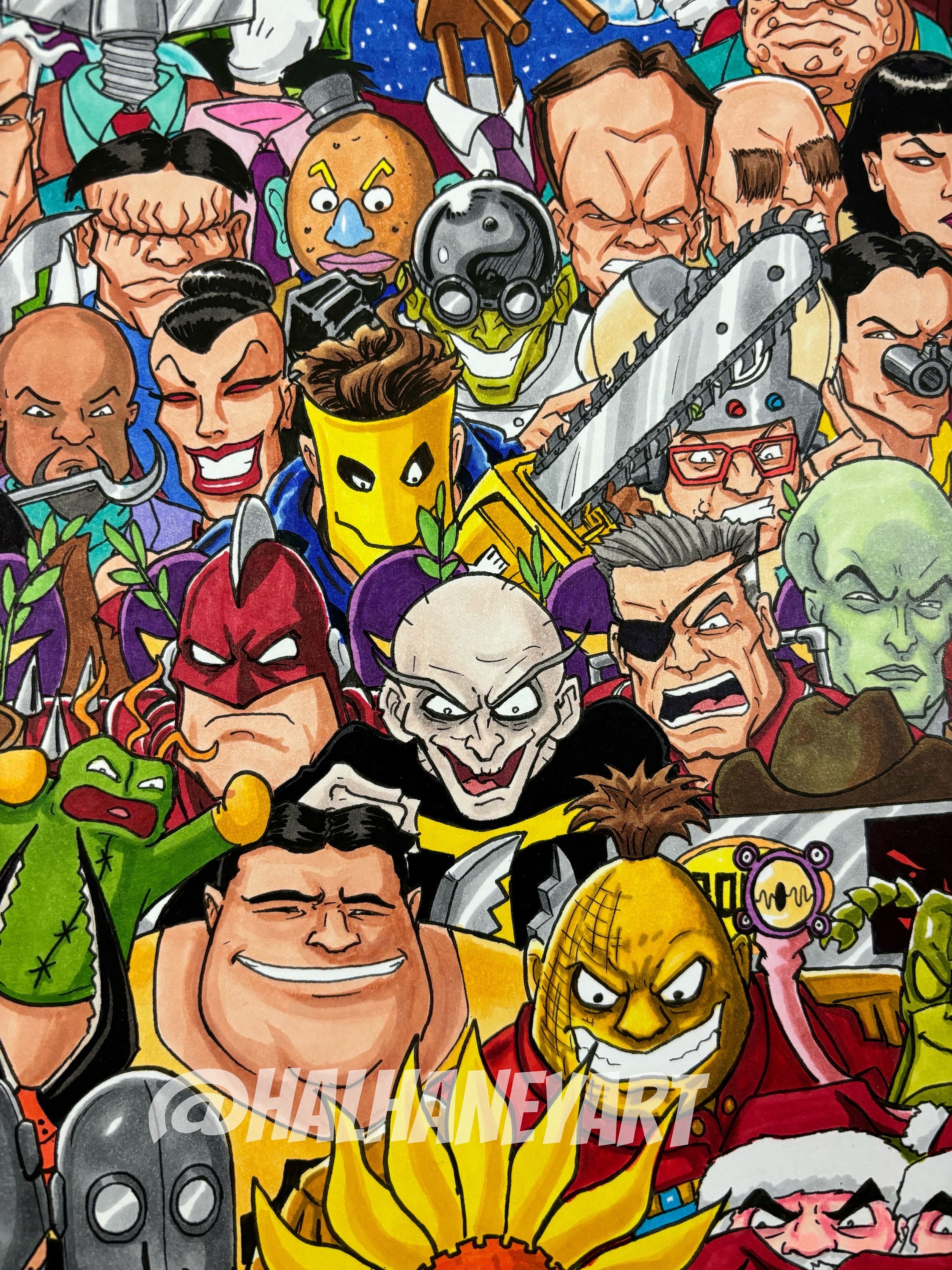 Flash Rogues Gallery 11x17 Fine Art Print 