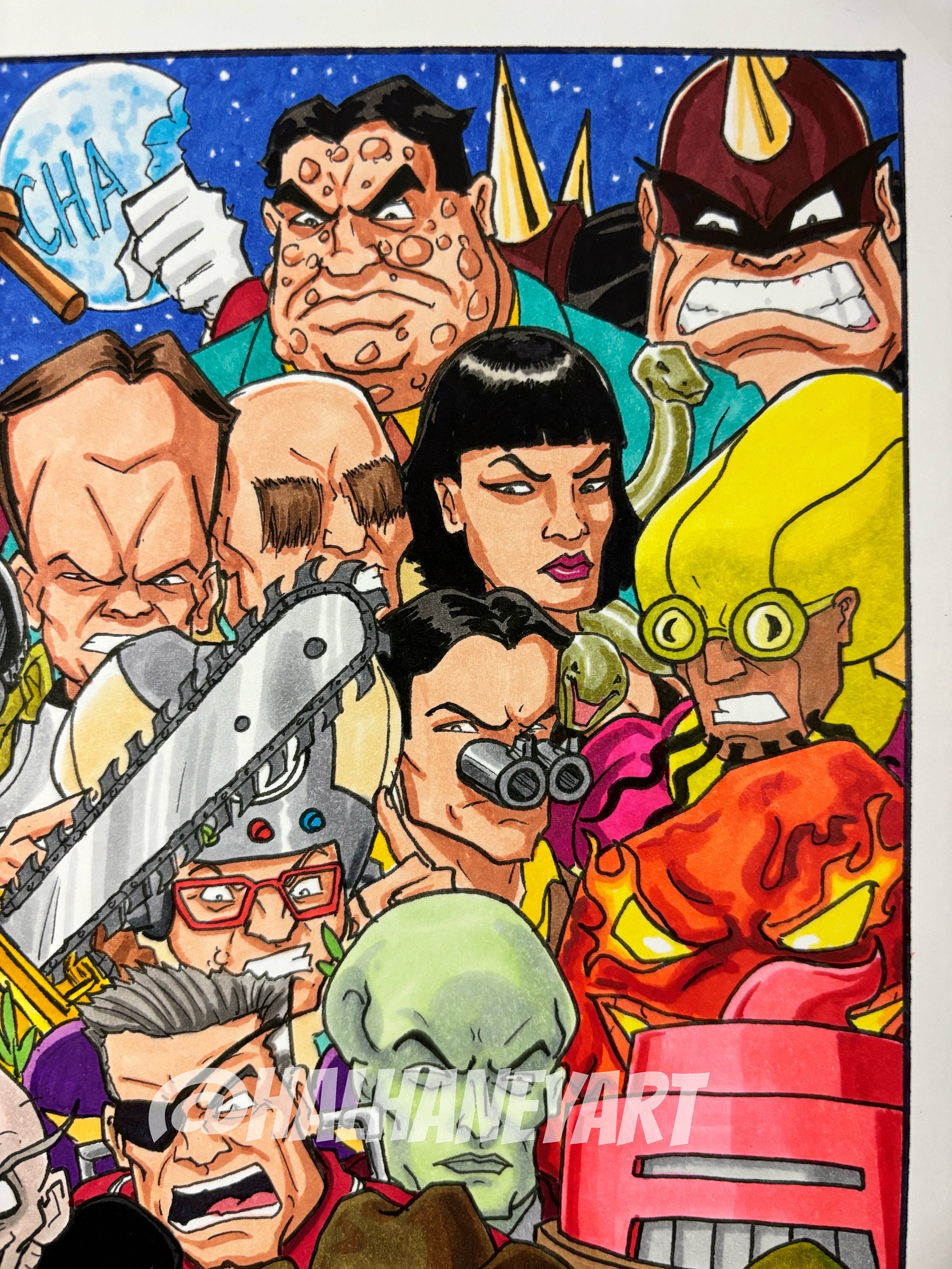 Flash Rogues Gallery 11x17 Fine Art Print 