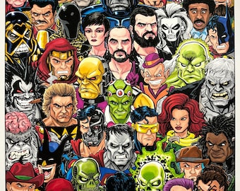 Flash Rogues Gallery 11x17 Fine Art Print 