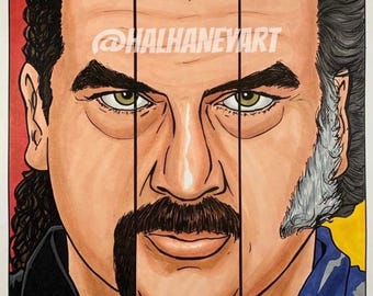 Danny McBride 3-way Split Portrait - 11x17 Fine Art Print
