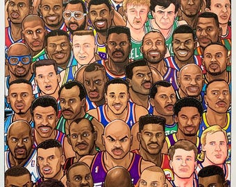 Mike vs NBA - 11x17 Fine Art Print