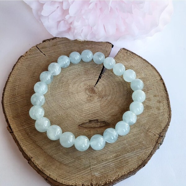 Bracelet en aigue-marine