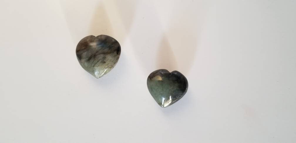 Cœurs en Labradorite