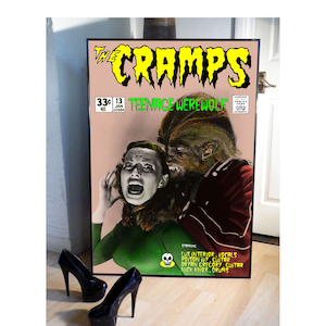 The Cramps: I Was a Teenage Werewolf  11x17 Art Print –  unlovelyfrankenstein