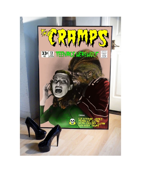 CRAMPS ポスターガレージパンク