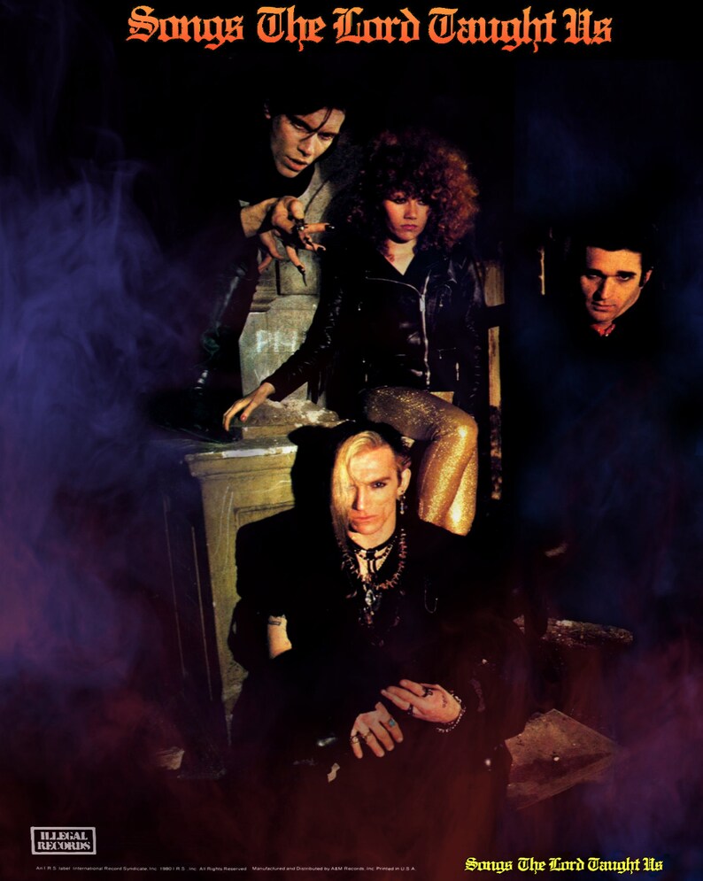THE CRAMPS Songs the Lord Taught Us, Fever, Garbageman Promotional ...