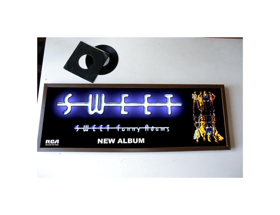 THE SWEET Sweet FA Fanny Adams Promotional Poster, Lyric Sheet, Pop ...