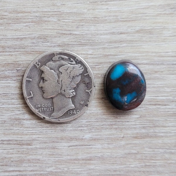 Natural Bisbee Turquoise Cabachon