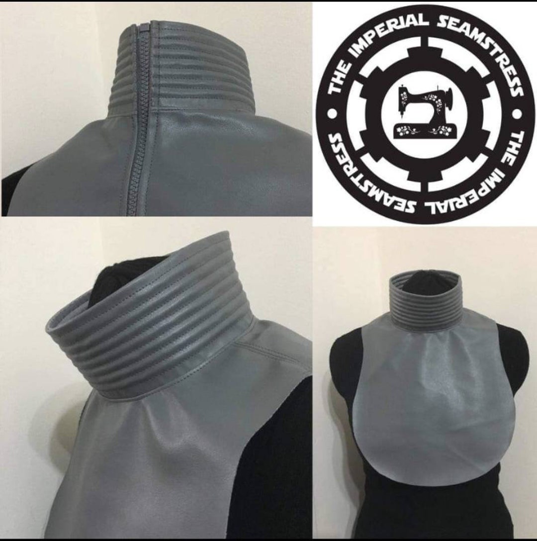 Neckseal Gaiter Zipper Fastening Soft Faux Leather Mando Etsy