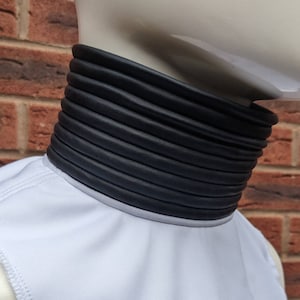 FO Snowtrooper Neckseal Gaiter First Order screen accurate zipper fastening soft faux leather
