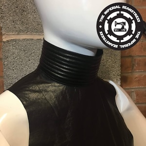 TK Imperial Stormtrooper Neckseal Gaiter Screen Accurate Zipper Fastening Soft Genuine Real Leather