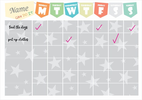 Chore Chart And Reward System