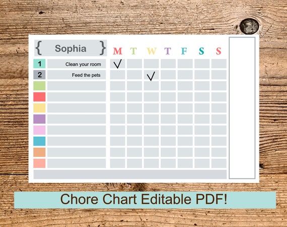 Responsibility Chart Pdf