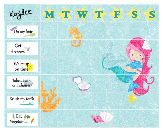 Girl Chore Chart Printable