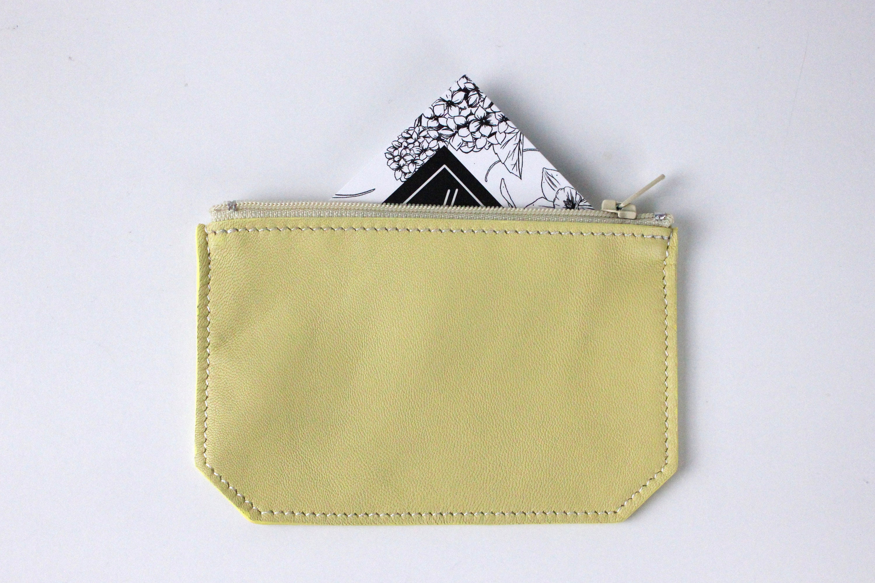 Small pouch kit wallet card holder real leather Etsy