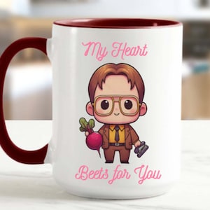 Dwight The Office Valentine Mug