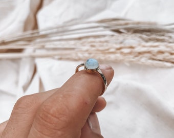 Dainty Moonstone Ring