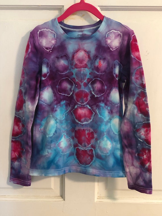 polo ralph lauren tie dye long sleeve shirt
