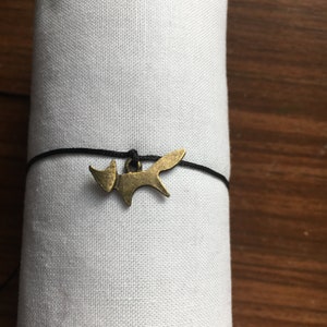 Fox bracelet old gold