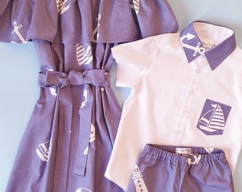 Matching Mom And Son Outfit Mother Son Matching Boy Clothes Etsy