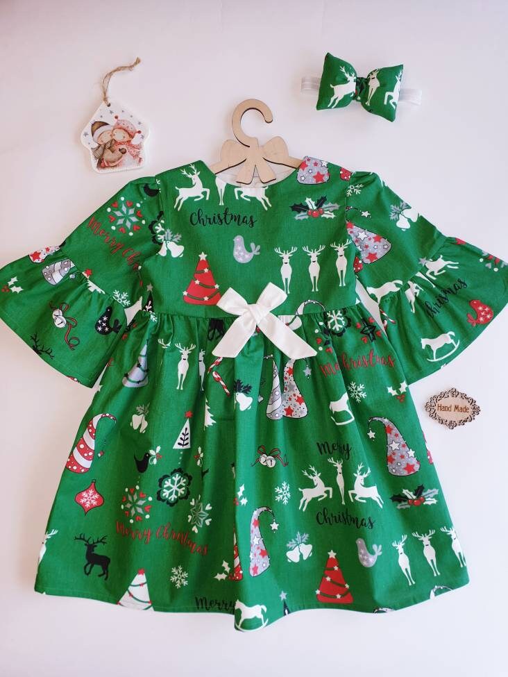 Toddler winter dress Christmas dress New Year outfit Baby Etsy