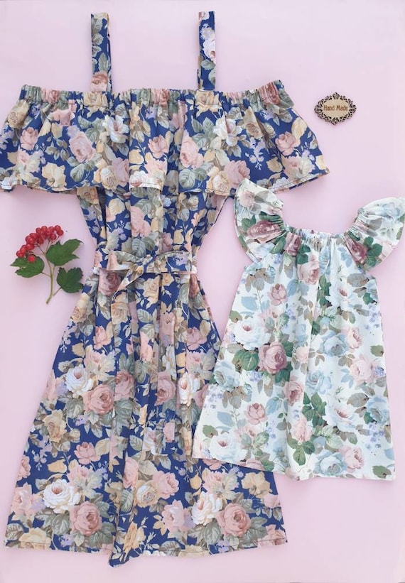 cotton mommy and me dresses Mommy + Me Dress Bundle L / L