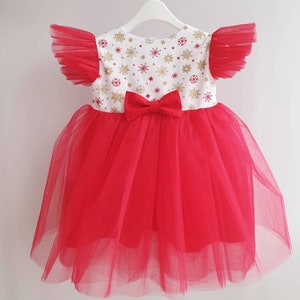 Christmas dress New Year outfit Christmas gift Red dress Girls dress Mommy and me outfit Christmas outfit
