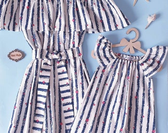 Mommy and me matching outfit Matching mom and daughter dresses Mothers day Mother and daughter