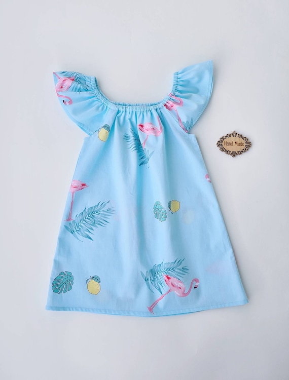 Mommy and top me flamingo dress