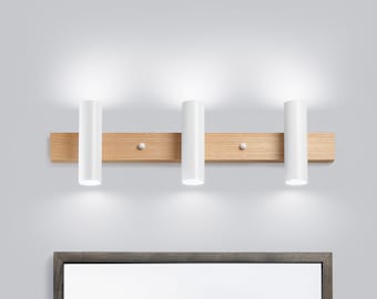 White wall light Vanity lighting Industrial Minimalist