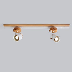 Track lighting for kitchen Linear ceiling light Wide Base