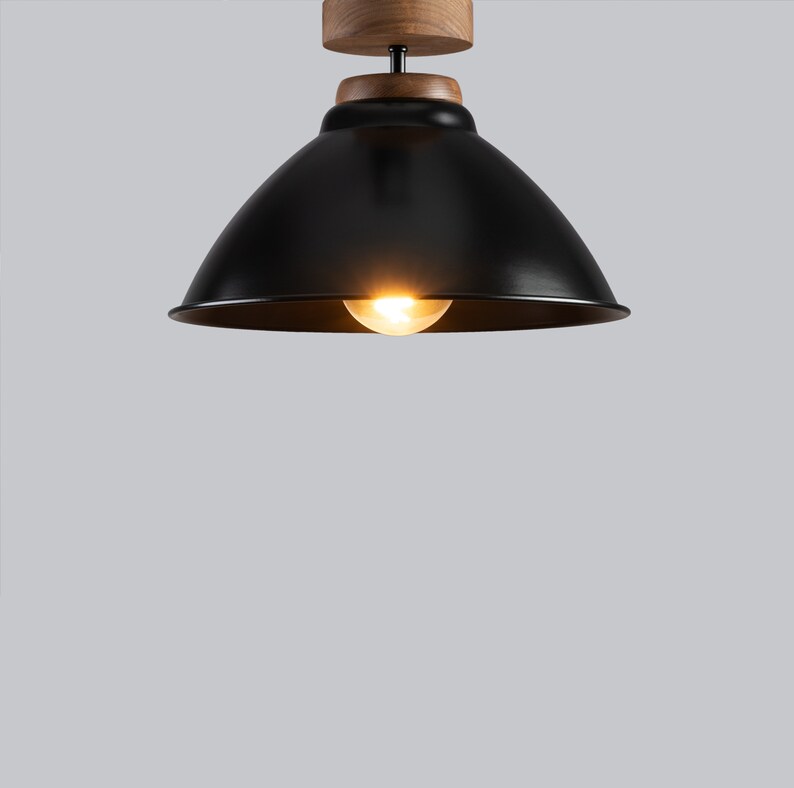 Ceiling lighting with schoolhouse style Hallway lamp image 1