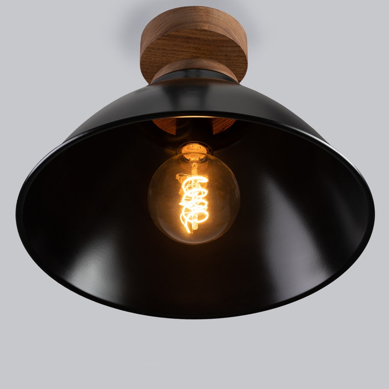 Ceiling lighting with schoolhouse style Hallway lamp image 2
