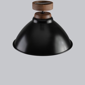 Ceiling lighting with schoolhouse style Hallway lamp image 3
