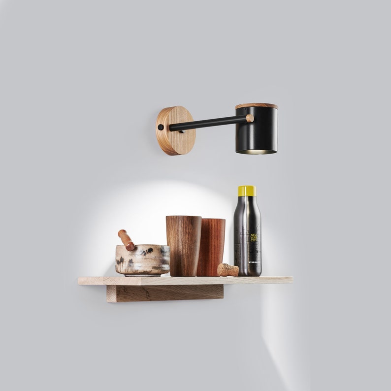 Wall sconce Kitchen lighting Shelves dimmable shops light