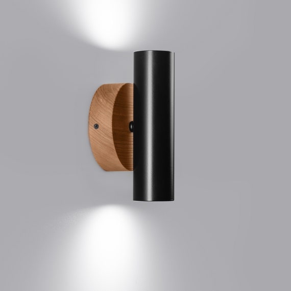 Wall sconce Wooden vanity light Modern bedside lighting